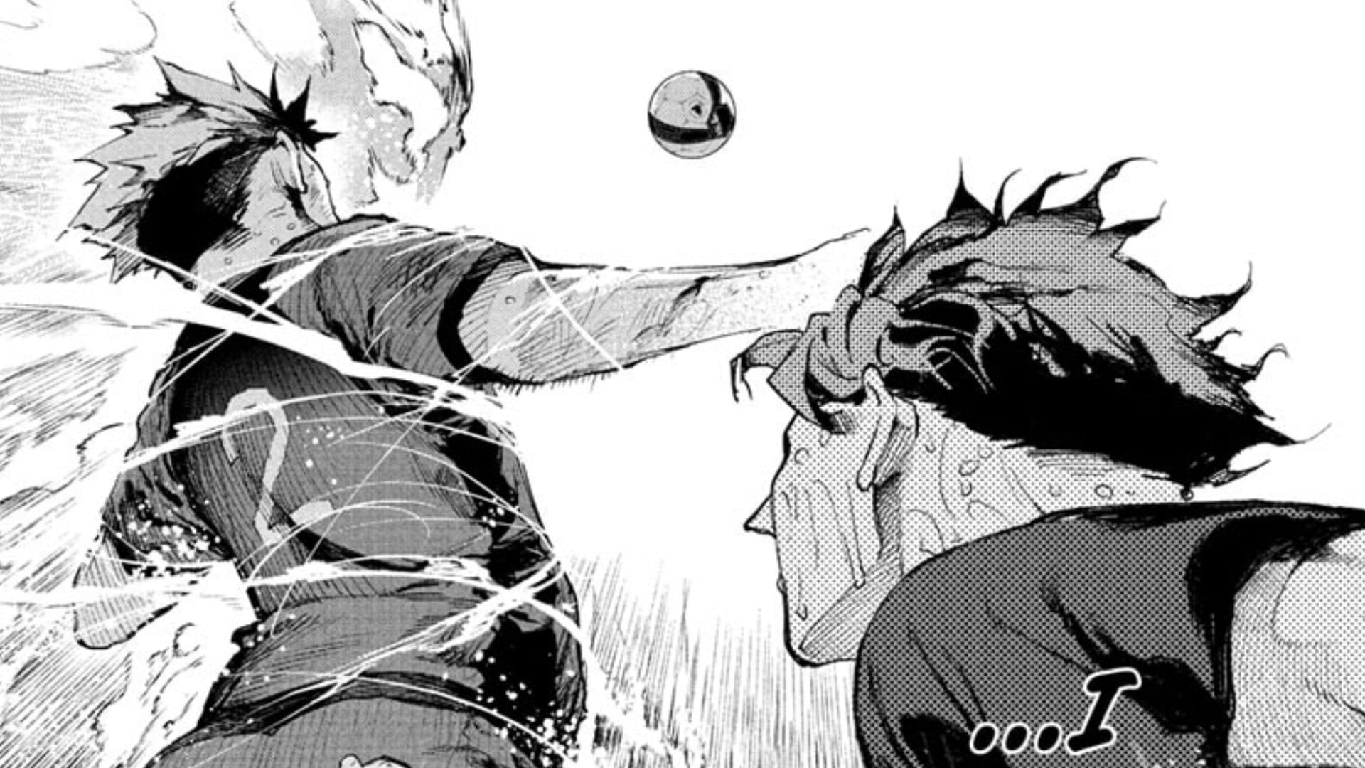 Noboru Haitani and Yuzen Nerima as seen in the Embers manga (Image via Shueisha)